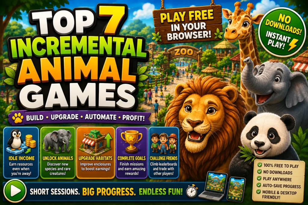 incremental animal games