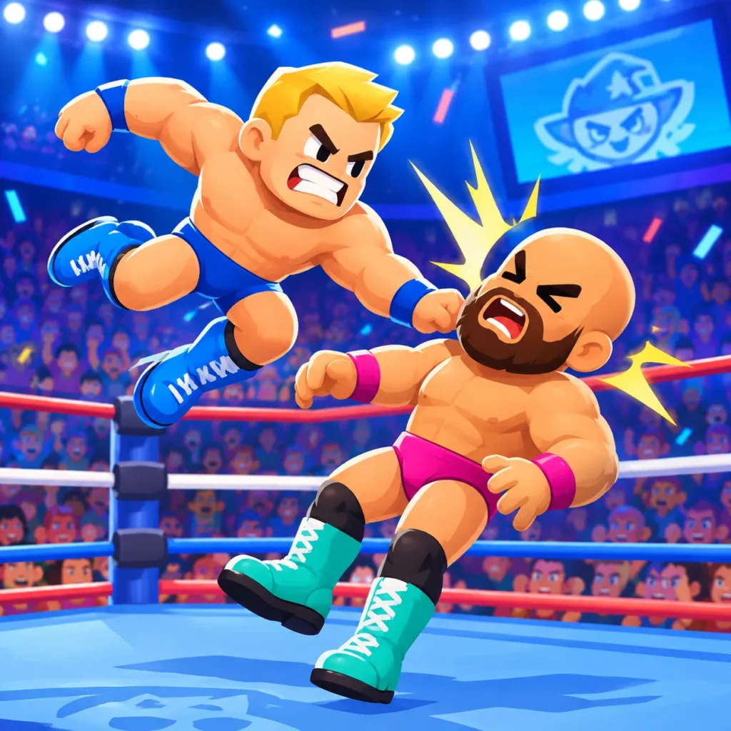 games like wrestle bros