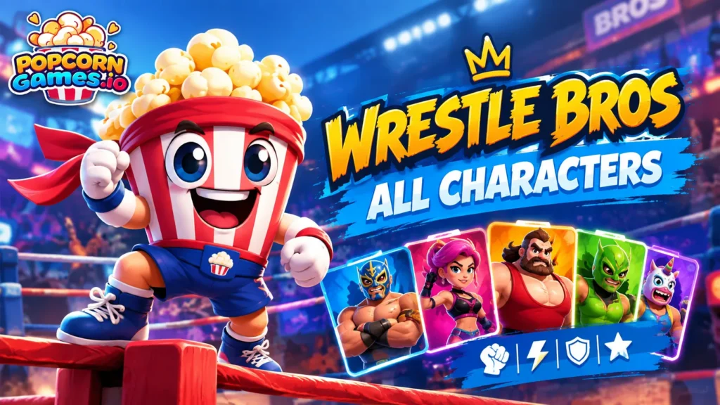 wrestle bros all characters