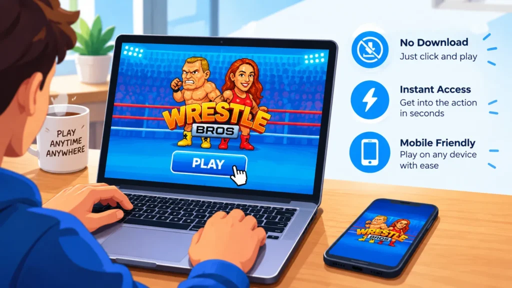 wrestling simulator online